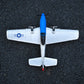 Toys28℃ 2.4 Ghz 2CH Remote Control Plane with Gyro Stabilization System (PE) Blue