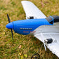 Toys28℃ 2.4 Ghz 2CH Remote Control Plane with Gyro Stabilization System (PE) Blue