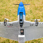 Toys28℃ 2.4 Ghz 2CH Remote Control Plane with Gyro Stabilization System (PE) Blue