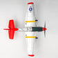 Toys28℃  North American P-51 Mustang - Gray  RC Airplane, with Xpilot Stabilization