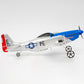 Toys28℃ 2.4 Ghz 2CH Remote Control Plane with Gyro Stabilization System (PE) Blue